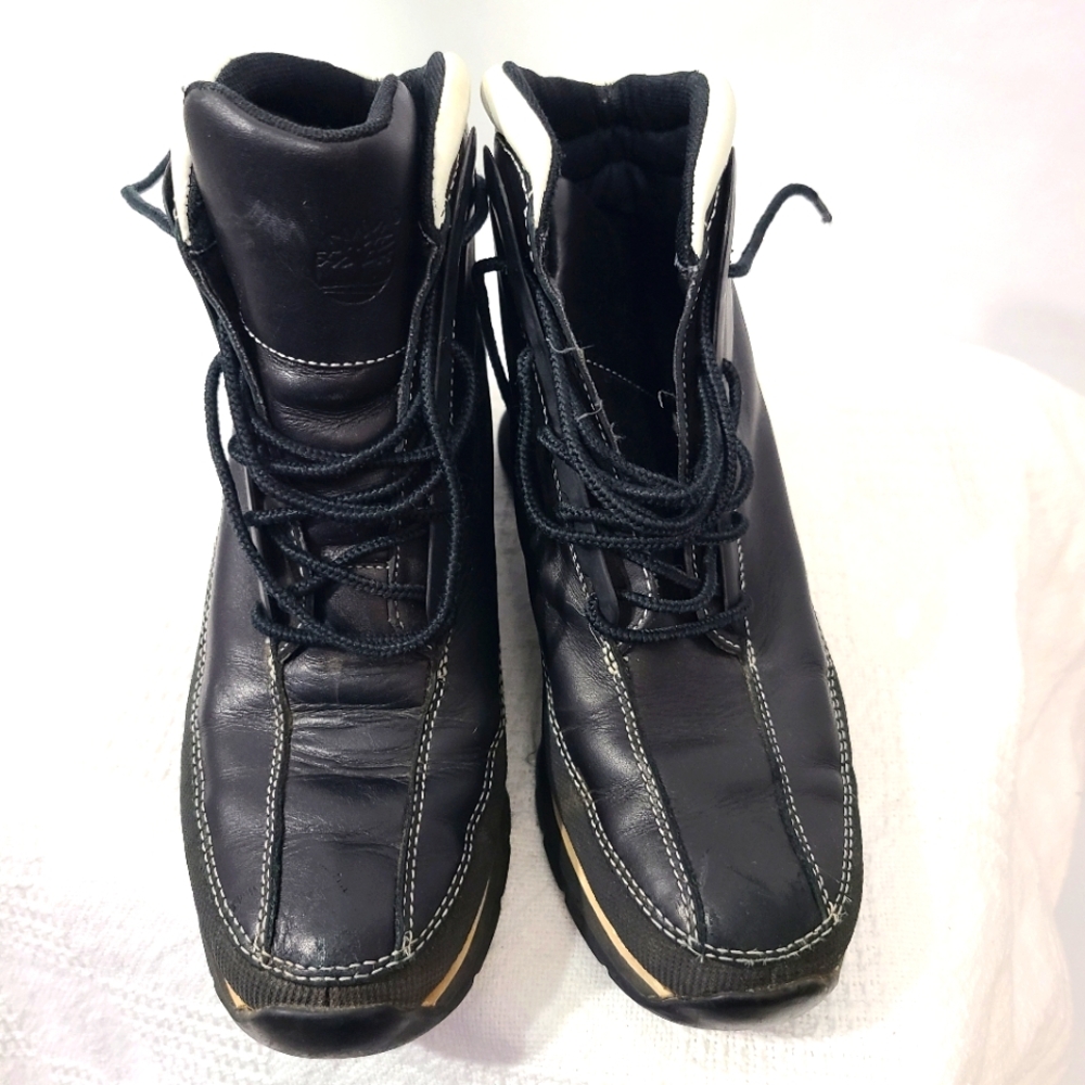 Timberland Euro Dub Women's Size 7M Leather Boot Waterproof Outside‎